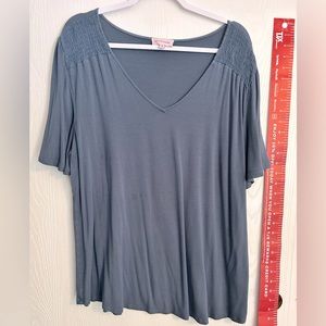 FINAL SALE Molly & Isadora Short sleeve top size 1X
